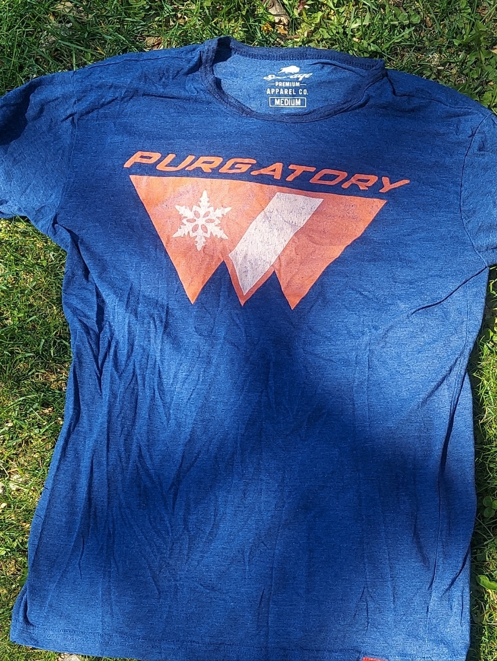 Sportiqe Graphic Tee. Premium Purgatory Graphic Tee. Sz Med